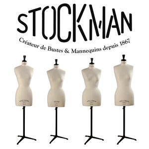 法国手工定制 stockman女士男士半身立裁人台高定服装打板模特