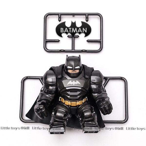 小小积木人 DC正义联盟 黑暗骑士超级蝙蝠侠 重甲装备模型手办