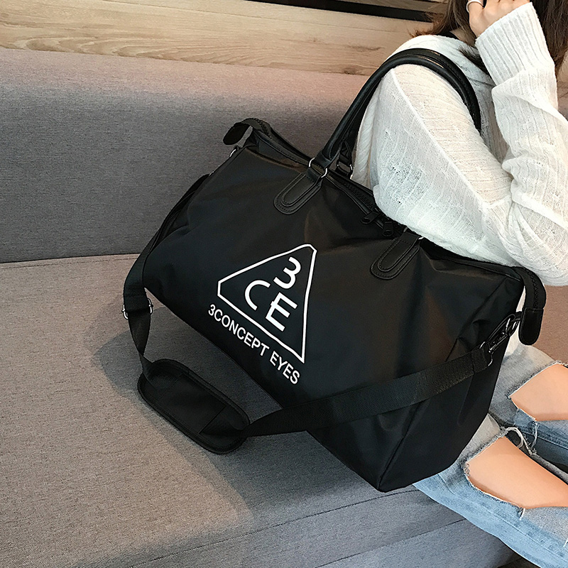 韩版网红旅行包女手提大容量短途出差轻便装衣服行李包袋健身包男