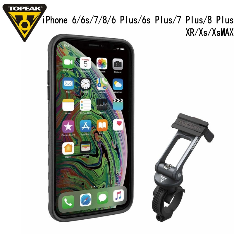 TOPEAK山地公路自行车手机架苹果iphoneXR 8/6S 7plus骑行XsMAX壳