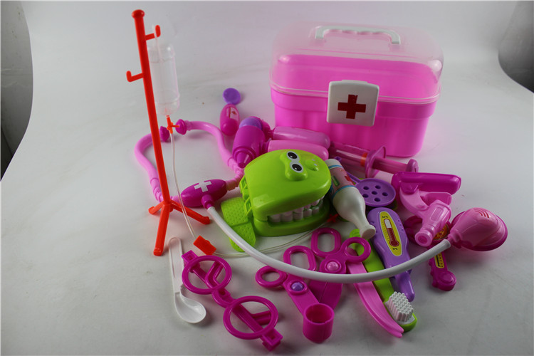 医生玩具快乐小医生手提箱玩具看牙玩具注射器玩具过家家