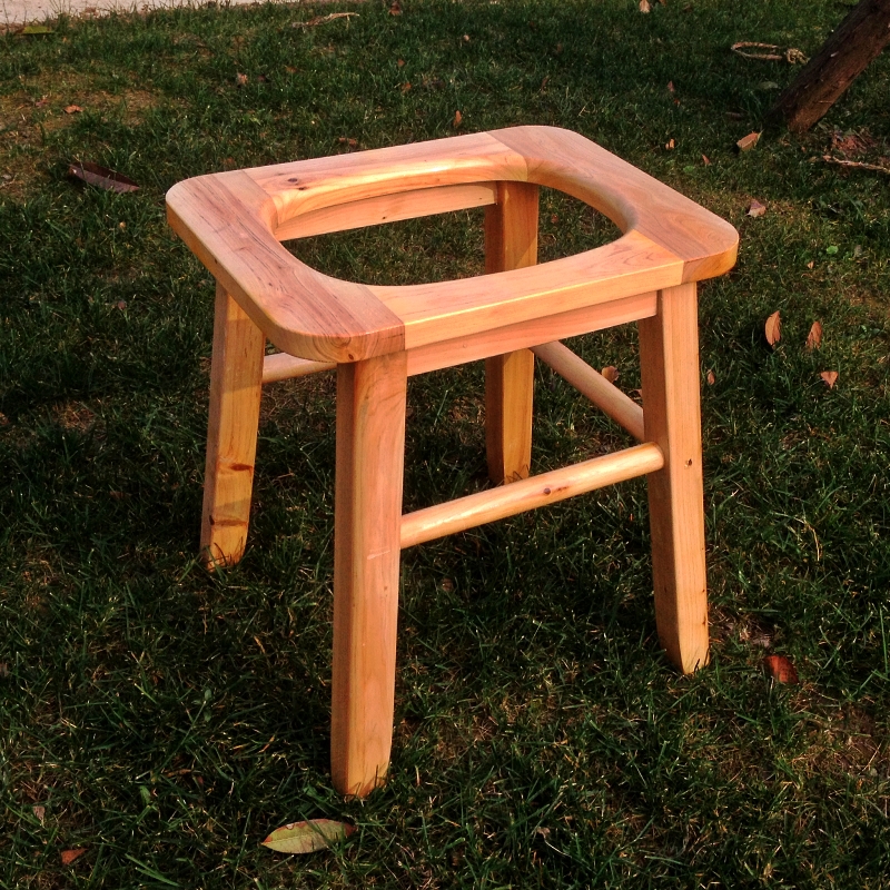 老人坐便椅实木孕妇坐便凳木质坐便器加固移动马桶椅厕所成人家用