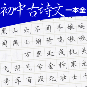 荆霄鹏楷书正楷字帖 正版墨点初中学生成人硬笔临摹钢笔练字贴 ￥ 23.