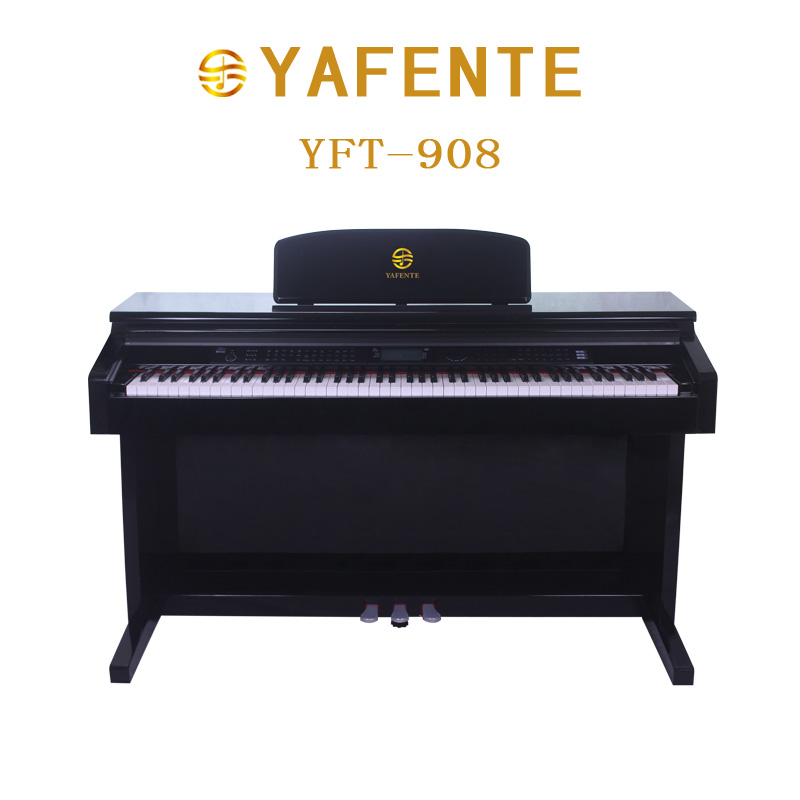 雅芬特908电钢琴88键重锤智能纯钢琴音色专业成人家用电钢琴