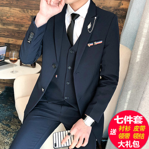 class=h>休闲 /span>西装 span class=h>新郎 /span>结婚帅气伴郎团