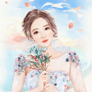 0折) 淘宝 原创真人照片转手绘婚纱照头像q版漫画人物卡通绘画微信