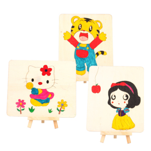 幼儿手工作品展示架图片