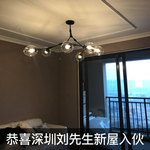 lindsey后现代吊灯客厅北欧卧室餐厅灯具简约个性创意ins分子吊灯吊灯