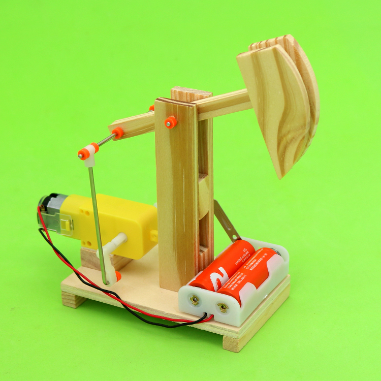 活动价工具制作中外电动大赛作品材料包中学生小学生油田磕头机抽