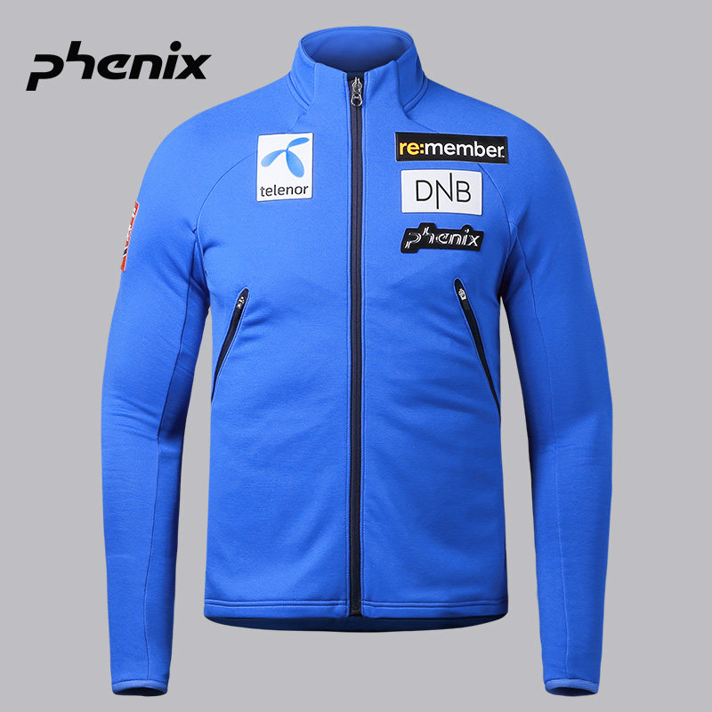 phenix菲尼克斯男士款抓绒衫保暖中间层运动上衣户外滑雪服挪威队