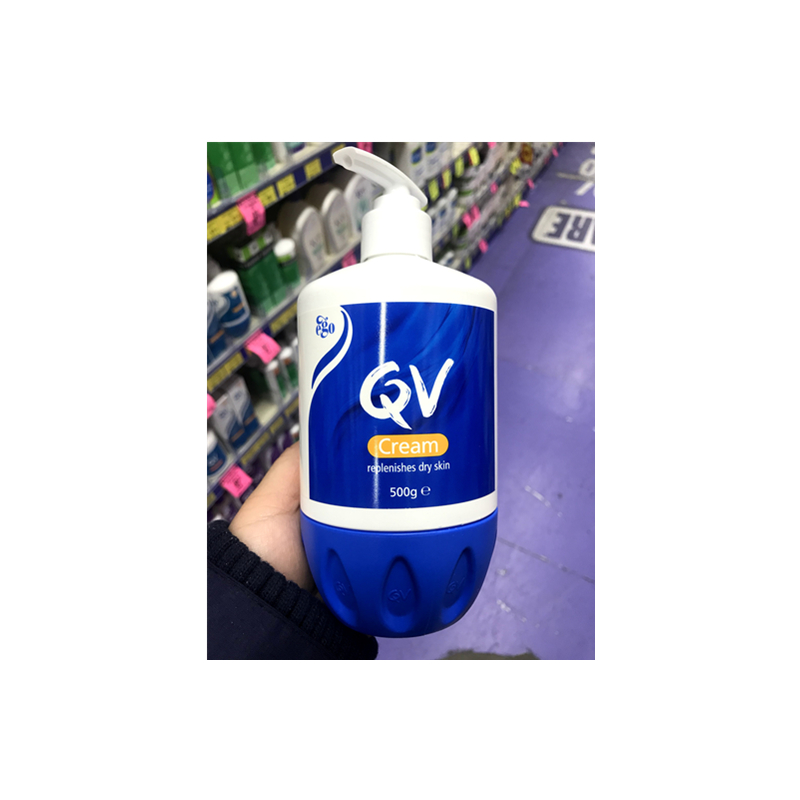 澳洲进口 QV Cream成人按压式雪花膏身体霜身体乳500G1瓶中澳热卖