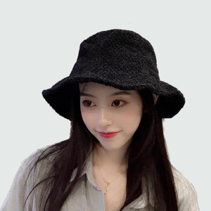 网红渔夫帽女帽子冬天韩版百搭日系少女ins文艺黑色帽子女秋冬季