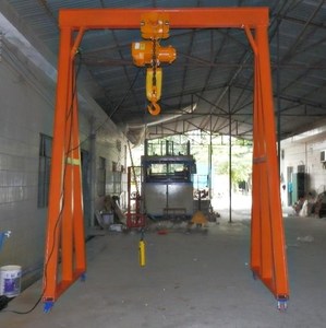 小型移动吊龙门移动架升降式电动葫芦吊架起重机简易移动架手推