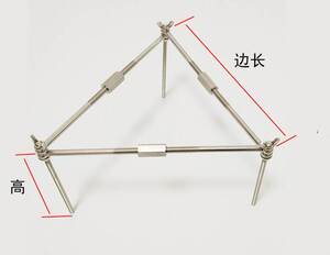 户外烧烤三角架 不锈钢炉头支架 便携烧烤架 锅架 三脚架简易烤架