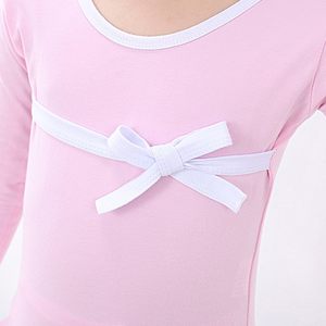 长袖女孩服装宝宝练功服女生练舞服舞蹈儿童衣背宽腰粗女童图片