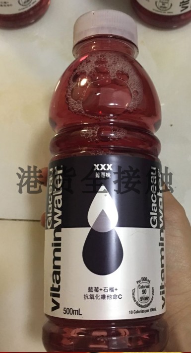 香港代购 韩国进口 Glaceau杂莓味饮料/蓝莓石榴味饮料 500ML*6瓶