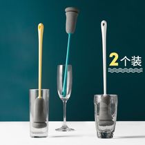 洗杯子神器杯刷长柄清洁刷茶渍奶瓶涮子家用厨房无死角海绵清洗刷