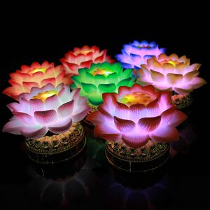 供佛小莲花灯图片