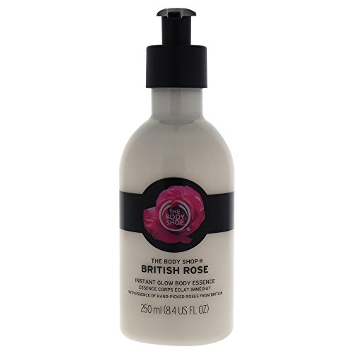 The Body Shop British Rose Instant Glow Body Essence Lotion,