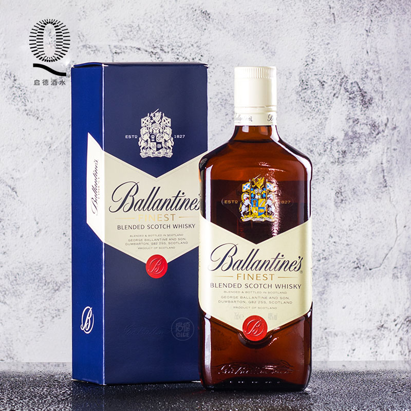 百龄坛特醇威士忌750mL 苏格兰威士忌BALLANTINE'S FINEST 洋酒