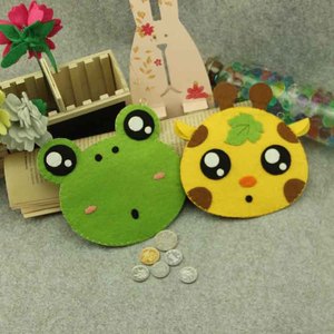 【不织布手工diy材料包小动物图片】不织布手工diy包