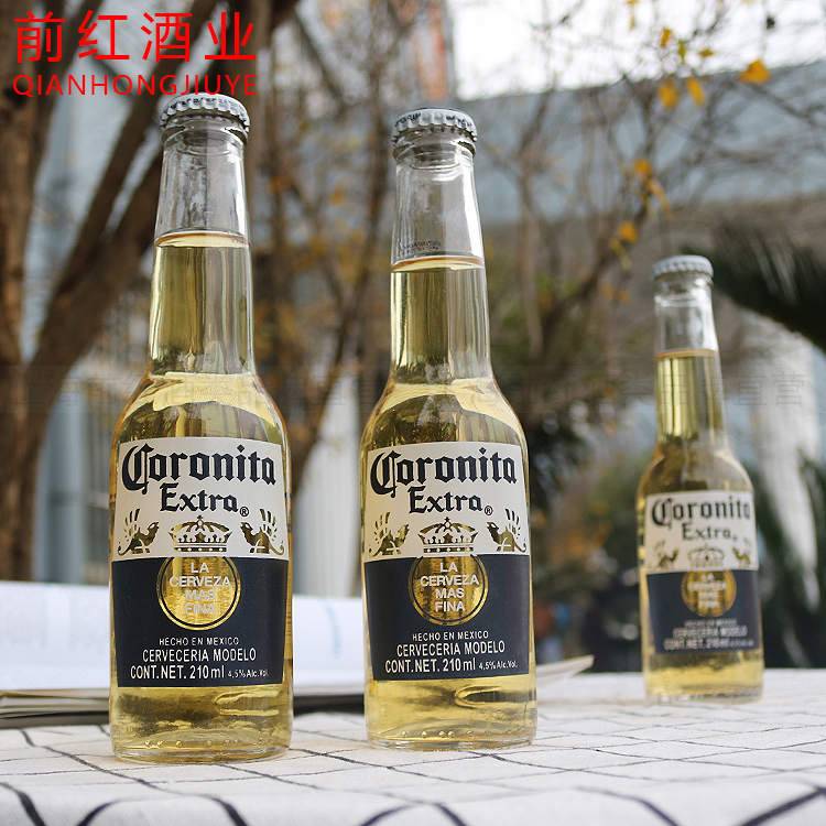 整箱墨西哥进口啤酒科罗娜啤酒210毫升小瓶科罗娜210ml*24瓶