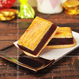 京糕牛舌饼 天津特产年货传统糕点 山楂馅料京糕饼500g$22.