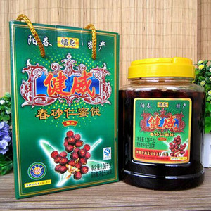 class=h>砂仁 /span>蜜1360g健威礼盒鲜果蜜饯春沙仁阳春特产