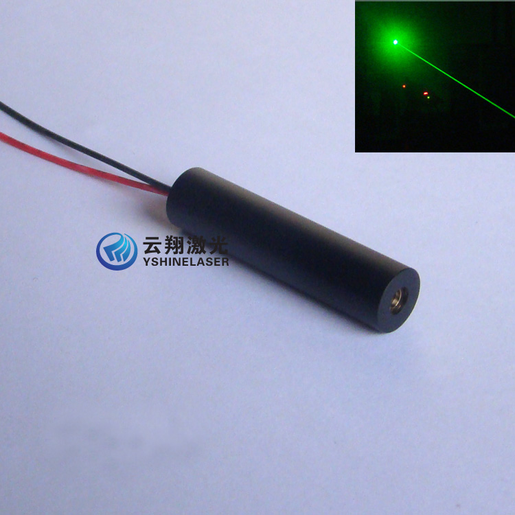 Φ12mm直径30mW532nm绿光激光模组点状定位瞄准绿色激光头发射器
