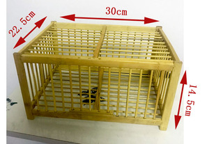 画眉鸟洗澡笼冲凉笼竹鸟笼小型方笼运输鸟笼便携式小竹笼小鸟鸟笼