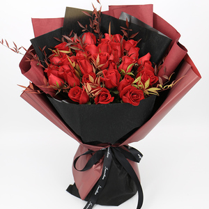 33朵红玫瑰花束鲜花速递同城北京花店生日送花上门
