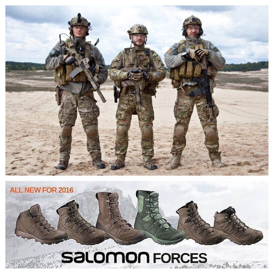 Salomon萨洛蒙3D 4D GTX FORCES战术靴军迷户外作训沙漠鞋靴男款