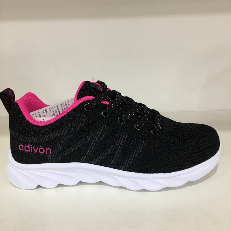阿迪王运动鞋女透气鞋ADIVON女双网轻便跑步鞋耐磨鞋系带运动鞋女