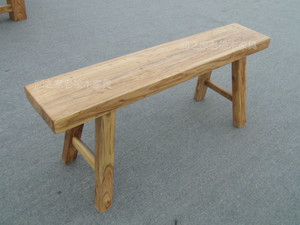 老榆木长板凳实木长条凳双人凳现代中式家用餐桌凳换鞋凳茶凳定做