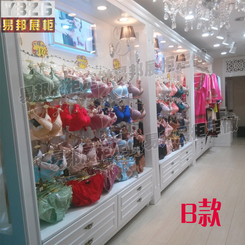 内衣展示柜文胸睡衣展示架内裤展柜木质烤漆陈列柜高柜精品展示柜