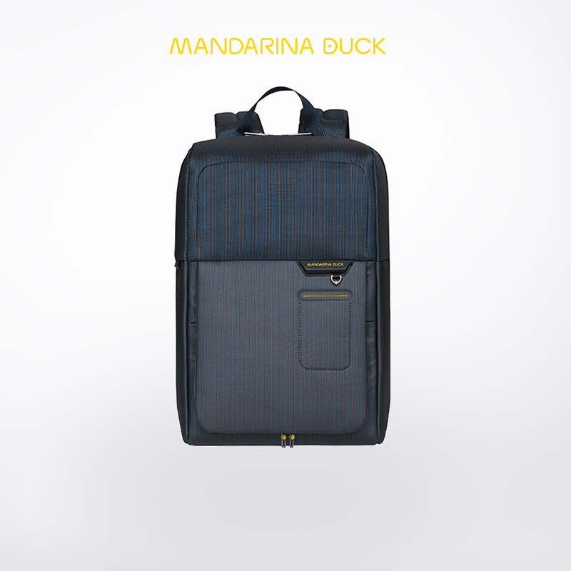 Mandarina duck/意大利鸳鸯休闲时尚运动商务男士双肩背包