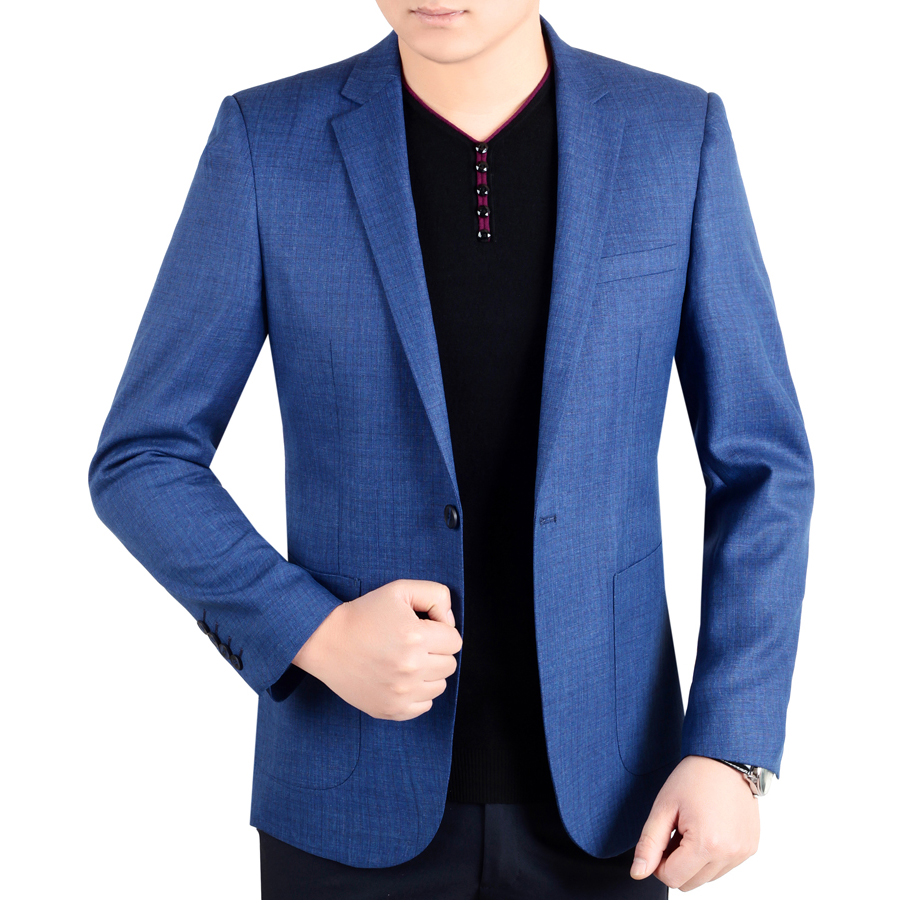 堡利郎男装正品春季新款西服上衣 男式商务休闲中年西单上衣西装