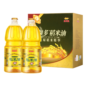 金龙鱼稻米油1.8l*2礼盒 食用油稻米精华植物油