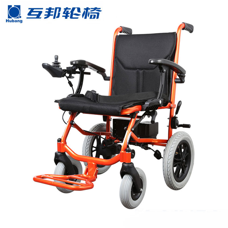 互邦新款电动轮椅HBLD3-D升级版无刷电机折叠轻便老残疾人代步df