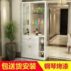 小户型进门鞋柜门厅玄关客厅隔断柜子装饰酒柜屏风简约现代包安装