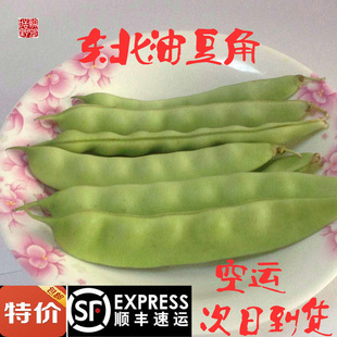 东北九月青油豆角 新开园九月青油豆角1件4斤包邮顺丰空运现摘