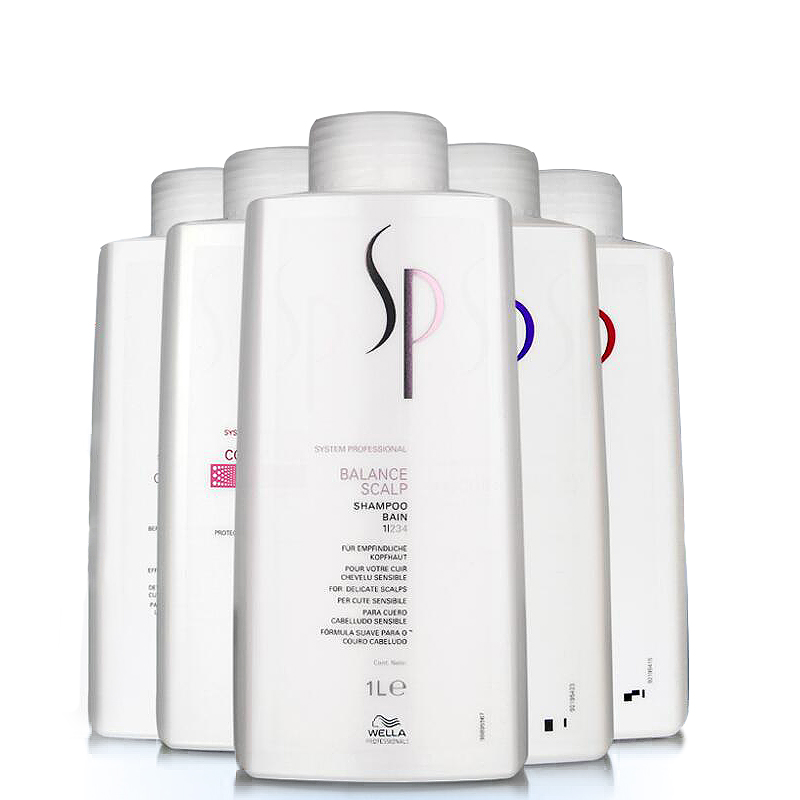 进口德国威娜SP舒缓平衡洗发水1L控油去屑强韧护色柔顺护发素正品