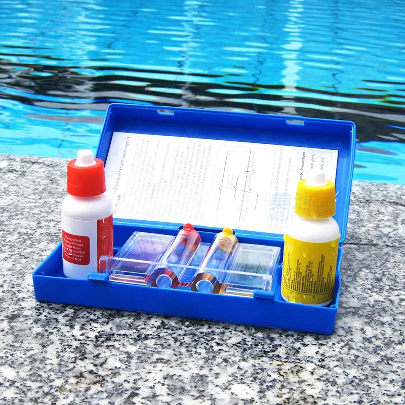 游泳池水质测水试剂 PH/OTO测试剂 PH值余氯值验水合 酸碱补充剂