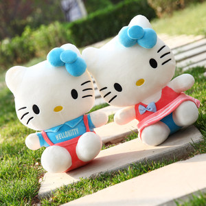 儿童毛绒玩具hello哈喽kitty猫女生凯蒂抱枕kt猫小号公仔女孩玩偶