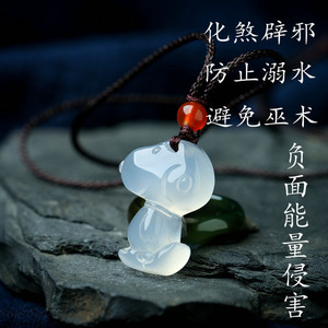 生肖玉器吊坠项链图片