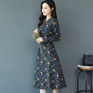 女春秋连衣裙30-35岁价格