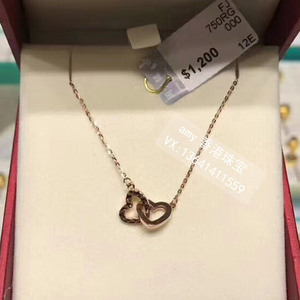 品牌名称: 周大福k金项链18k玫瑰金