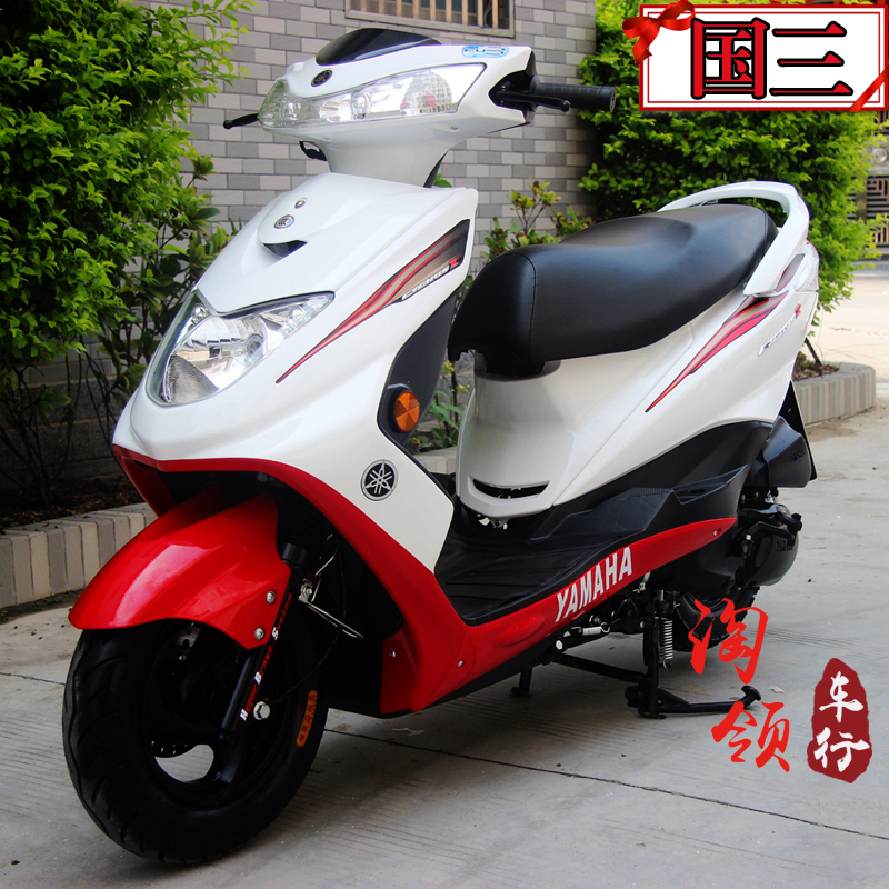 二手新款雅马哈国三迅鹰125cc燃油代步女装助力踏板车摩托车整车