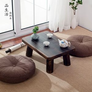 烧桐木榻榻米茶几图片