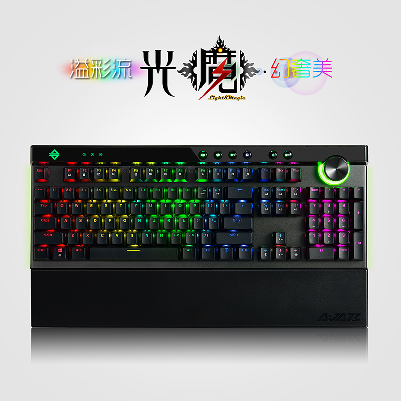 官方旗舰店 黑爵AK45游戏机械键盘青轴黑轴红轴茶轴RGB电竞吃鸡